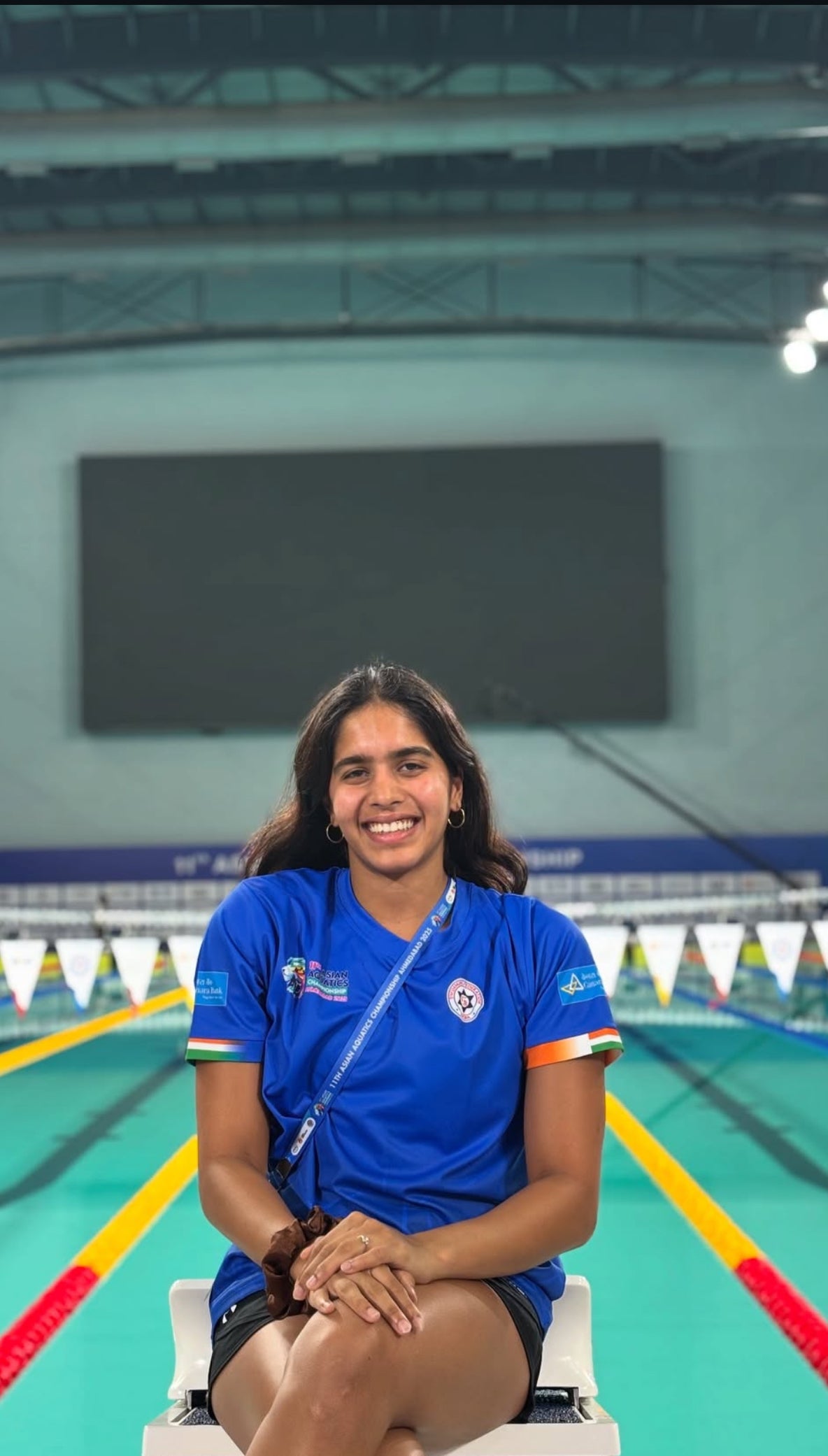 Swimmers prospective for performance and focus level