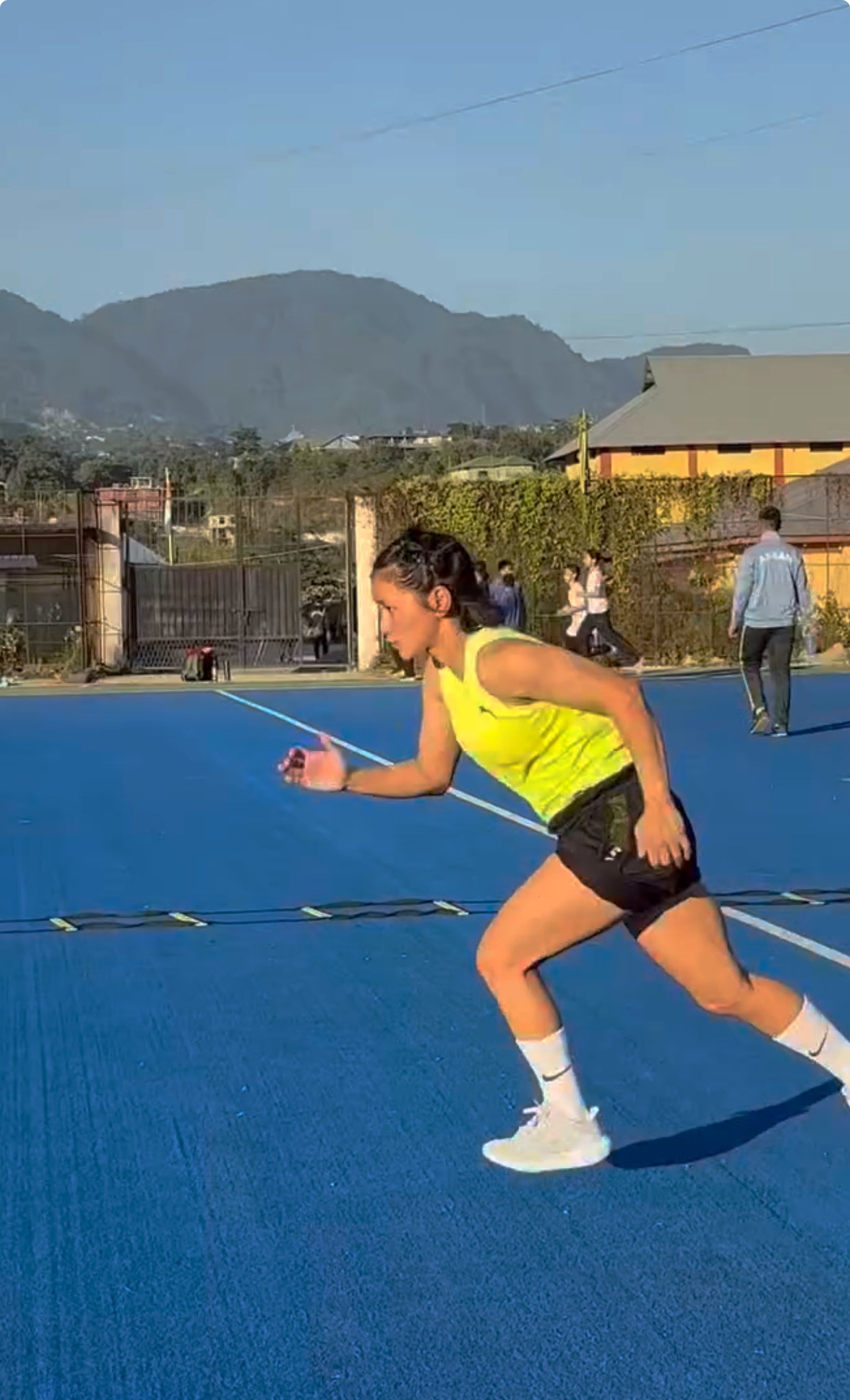 Wushu athlete prospective for focused, energy and better recovery support